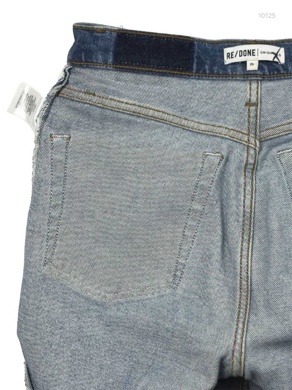 RE/DONE Originals Ultra High Rise Distressed Skinny Jeans 25 190-3WUHR - Picture 10 of 12